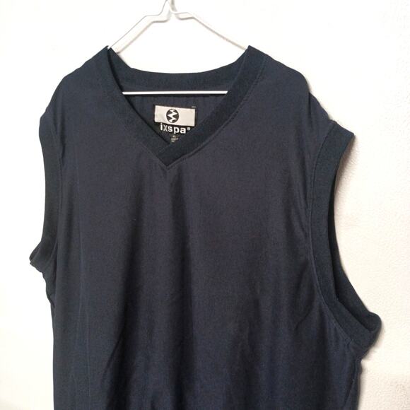 IXSPA Weather Resistant Golf Vest, Size XL, Navy - Picture 2 of 5